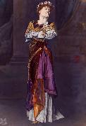 unknow artist This image is in public domain because it is a reproduction of a 1896 picture of Victorian actress Dame Ellen Terry (1847-1928) as William Shakespeare oil painting on canvas